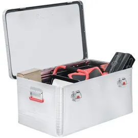 Stier Alubox 85 L Aluminium grau Staub- und spritzwasserresistent