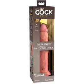 King Cock Elite King Cock 9" Dual Density Cock, Light,