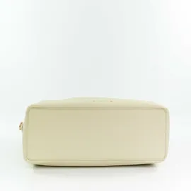 Valentino Futura Shopper Kunstleder Beige/Weiß