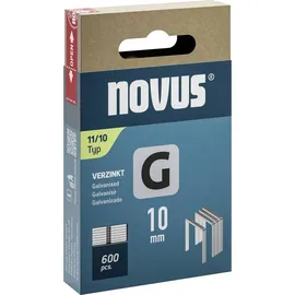 Novus Flachdrahtklammer G Typ 11 10 mm 600 Stück