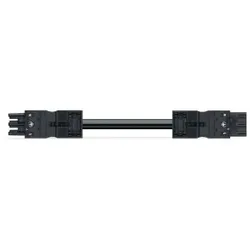 Wago 771-6993/006-301 konfektionierte Verbindungsleitung, Eca, Buchse Stecker, schwarz 7716993006301