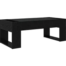 vidaXL Couchtisch Schwarz Eichen-Optik 110 x 50 x 41 cm