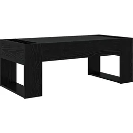 vidaXL Couchtisch Schwarz Eichen-Optik 110 x 50 x 41 cm