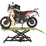 Trutzholm Hydraulische Motorradhebebühne XL 560 kg Scherenhub Breite 60,5 cm Motorradheber in Schwarz/Grün