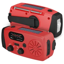 Fontastic Kurbelradio rot