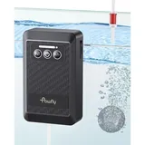 Aquarium-Luftpumpe mit Lithium-Batterie, Typ c, wiederaufladbare Sauerstoffpumpe für Aquarien, 20–500 l, leiser und tragbarer Aquarium-Bubbler für