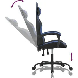 vidaXL Gaming-Stuhl Blau PC