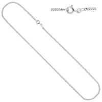 JOBO Goldkette, Panzerkette 333 Weißgold 45 cm 2,1 mm silberfarben