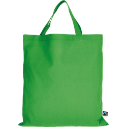TEXXILLA Tasche aus Fairtrade-zertifizierter Baumwolle mit zwei kurzen Henkeln, maigrün