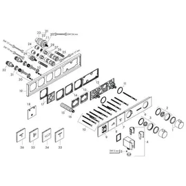 Hansgrohe RainSelect Thermostatregler (15355600)