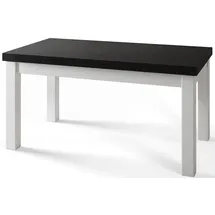 alpimeble Rechteckiger Esstisch 160 – 210 cm schwarz