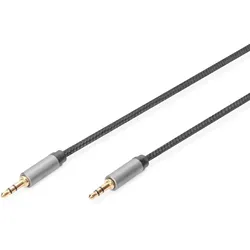 DIGITUS Audio Anschlusskabel, 3,5 mm Klinke-3,5 mm Klinke,1,8m