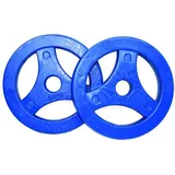 Tunturi Aerobic Hantelscheiben 0,5 bis 10 kg, 2,5 kg