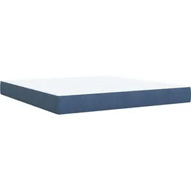 vidaXL Boxspringbett 180 x 200 cm Blau