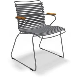 Houe CLICK Stuhl mit Armlehnen Dark Grey