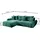 GRAINGOLD Ecksofa L-Form Decor L - Ecksofa mit Schlaffunktion, Bettkasten - Moderne Ecksofa, Wohnzimmer Sofa - Eckcouch Anthracite (Monolith 95) - Grau