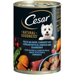 6x 400g Cesar Natural Goodness Huhn Hundefutter nass