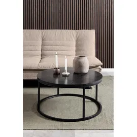 Actona Spiro Schwarz Marmor 80 x 40 cm
