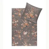 Estella Wendebettwäsche Kim Interlock-Jersey grau Größe 135x200 cm (80x80 cm)