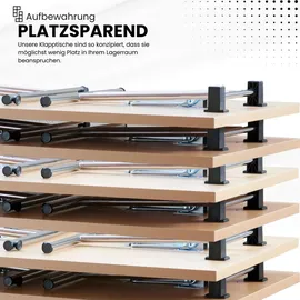 bümö Klapptisch 138 x 69 cm weiß