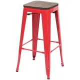 Proregal Barhocker 42 x 76 x 42 cm Rot