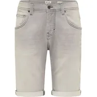 Mustang Jeans-Short Chicago in grau mit Kontrastnähten-W36