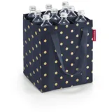 Reisenthel bottlebag metallic dots blue