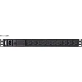 ATEN PE0110SG 19 Zoll Netzwerkschrank-Steckdosenleiste Schwarz