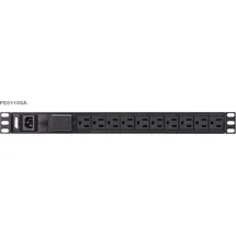 ATEN PE0110SG 19 Zoll Netzwerkschrank-Steckdosenleiste Schwarz
