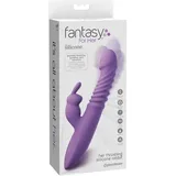 Fantasy For Her Stoßvibrator “her thrusting silicone rabbit”, mit Heizfunktion, lila