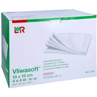 Avitamed GmbH VLIWASOFT Vlieskompressen 10x10 cm steril 6l.