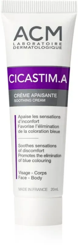 ACM Cicastim A Soothing Cream nährende und beruhigende Creme gegen blaue Flecken und Quetschungen 20 ml
