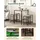 SoBuy Bartisch 100 x 60 x 87 cm Grau