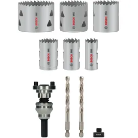 Bosch Multi Material Lochsäge Q-Lock Aufsteckhalter-Set 10-tlg.