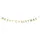 Riffelmacher & Weinberger Deko-Schriftzug Glitzer Holz Girlande 190 x 10 cm Goldfarben