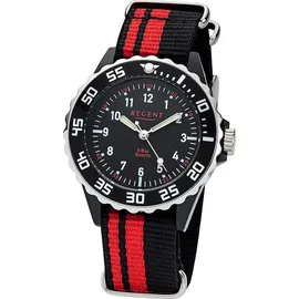 REGENT F-1124 33mm Textil schwarz rot