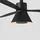 FARO Amelia Cone LED Deckenventilator schwarz