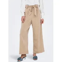 Only Onlmarsa Solid Paperbag Pant Beige S
