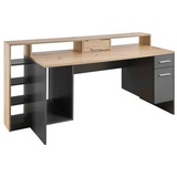 BEGA OFFICE Gaming Desk 39-269-T3 grau/artisan eiche