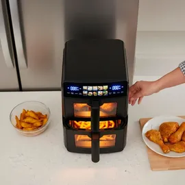 Prixton Heißluftfritteuse Prixton Cook Organics Vertical 10L schwarz