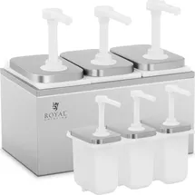 Royal Catering Saucenspender 3 Pumpen 3 x 2 L
