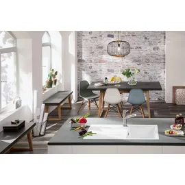 Villeroy & Boch Siluet 50 flat snow white + Handbetätigung