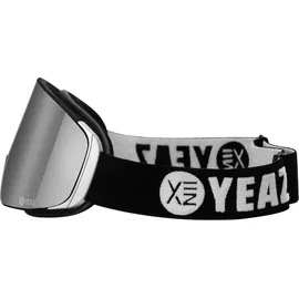 YEAZ Magnet-Ski-Snowboardbrille silber verspiegelt/silber APEX