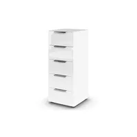 Möbel Kraft Kommode Flipp Glas Weiß