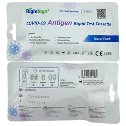  RightSign Covid-19 Antigen Schnelltest Nasal CE1434 für Laien 1er Pack 