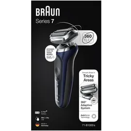 Braun Series 7 71-B1000s blau/schwarz