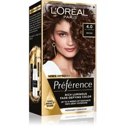 L’Oréal Paris Préférence Permanent-Haarfarbe Farbton 4.0 Tahiti Brown 1 St.