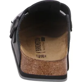 Birkenstock Boston Super Grip Naturleder schwarz schmal 44