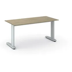 Bürotisch PRIMO FLEXIBLE, 1600 x 800 mm, Eiche natur