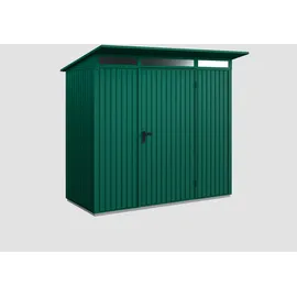 EcoStar Gerätehaus Trend-P Typ 1  x 2,48 x 1,53 x 2,27 m moosgrün